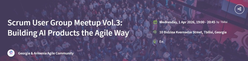 Scrum User Group Meetup Vol.3: Building AI Products the Agile Way (EN ...