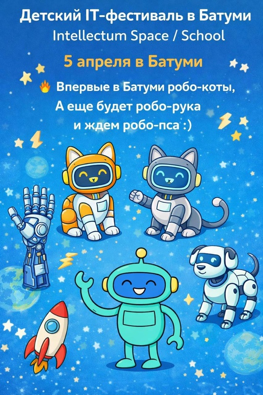 Детский IT‑фестиваль Intellectum Space