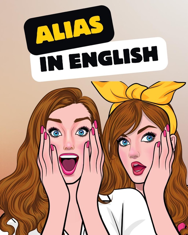 Alias in English