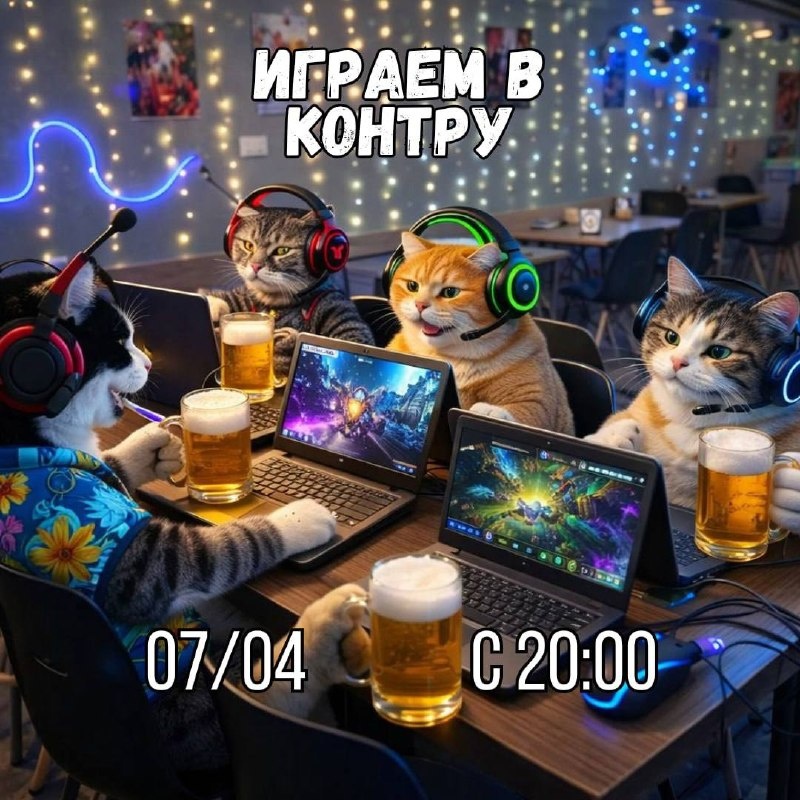 Counter Strike 1.6 / HalfLife — игровой вечер