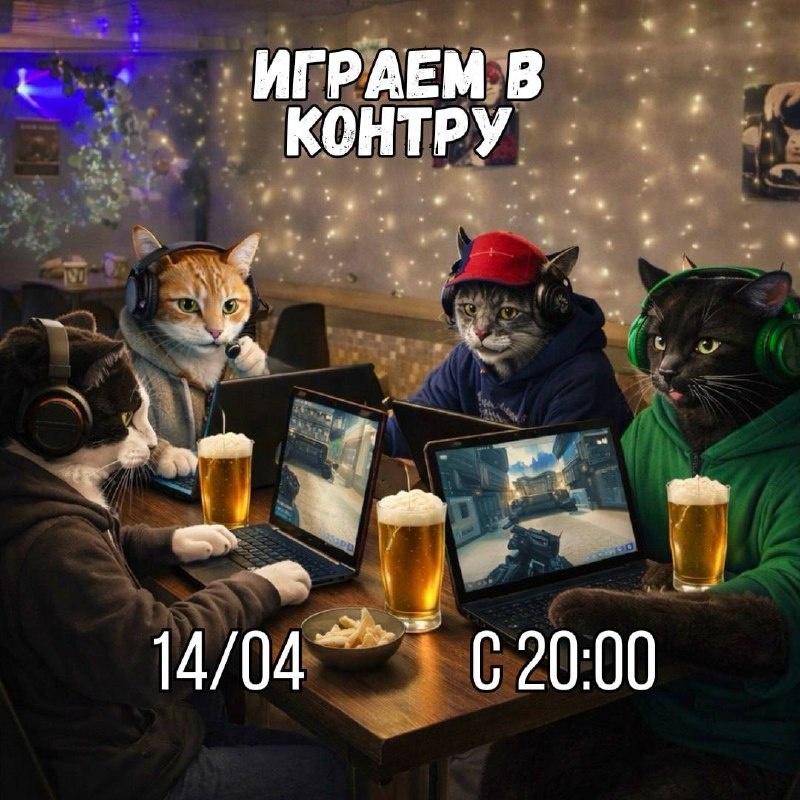 Вечер игр: Counter Strike 1.6, HalfLife и др. в баре «Толстый кот»