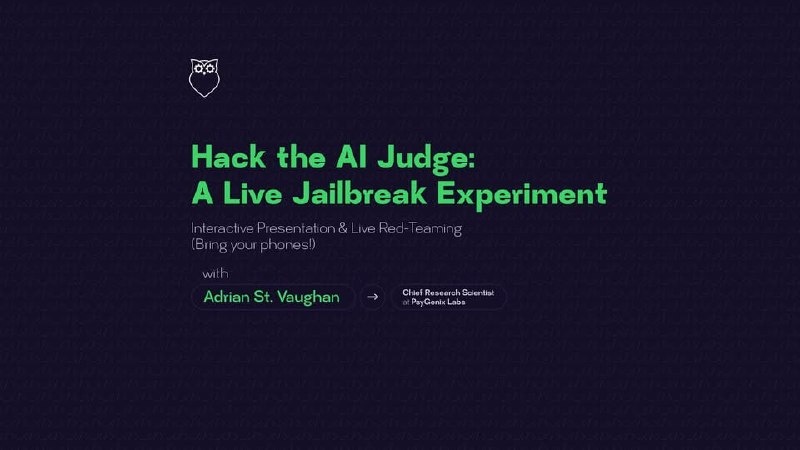 Hack the AI Judge: A Live Jailbreak Experiment (EN)